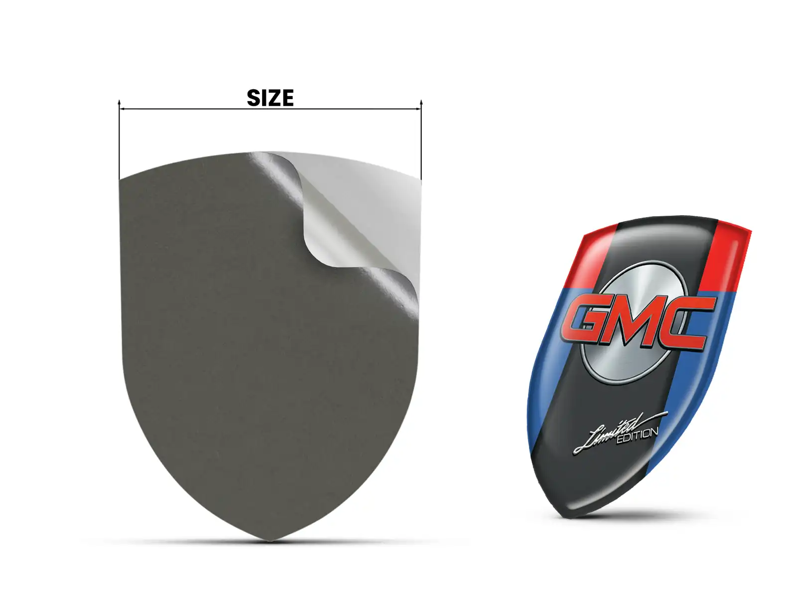 GMC Doming Emblem Hochwertig Anpassbar Professionell